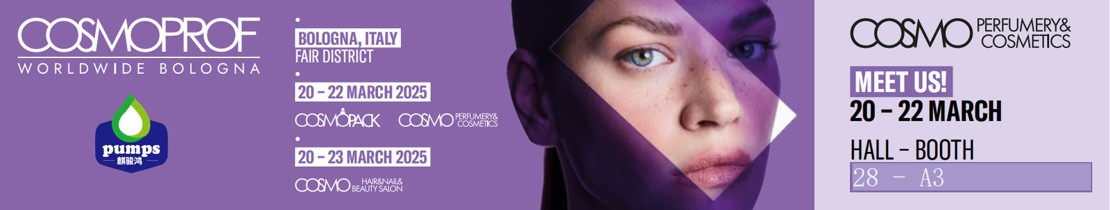 Pompa cosmetica della lozione
