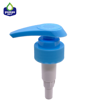 Pompa dell'erogatore del sapone di detersivo per i piatti per colore blu di dimensione 33mm del collo di dosaggio 4cc